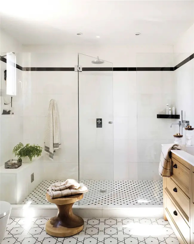 Combinaciones de azulejos en baños 