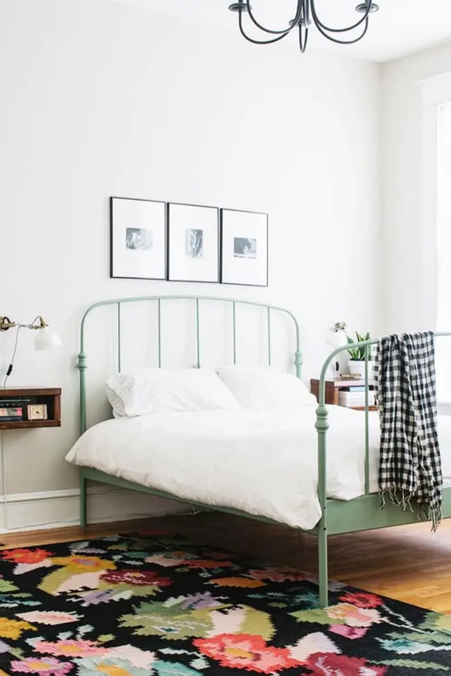Cama estilo vintage