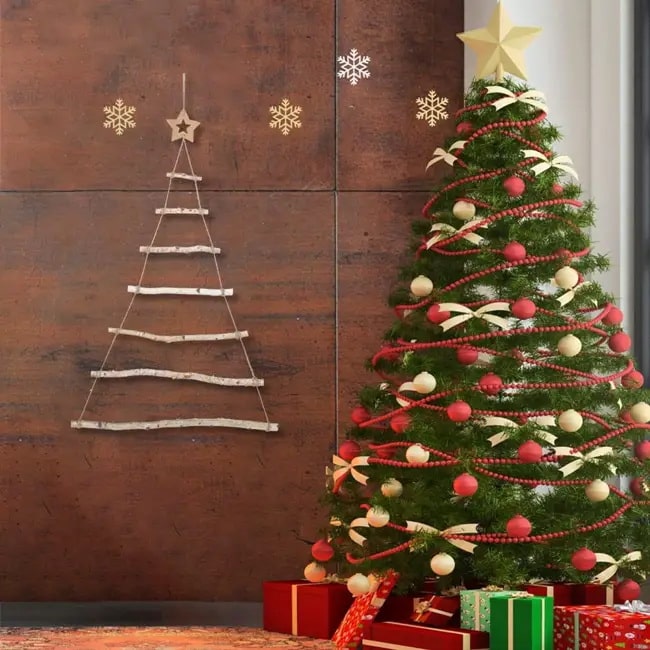 Árboles de Navidad paredes Árbol de Navidad en la pared