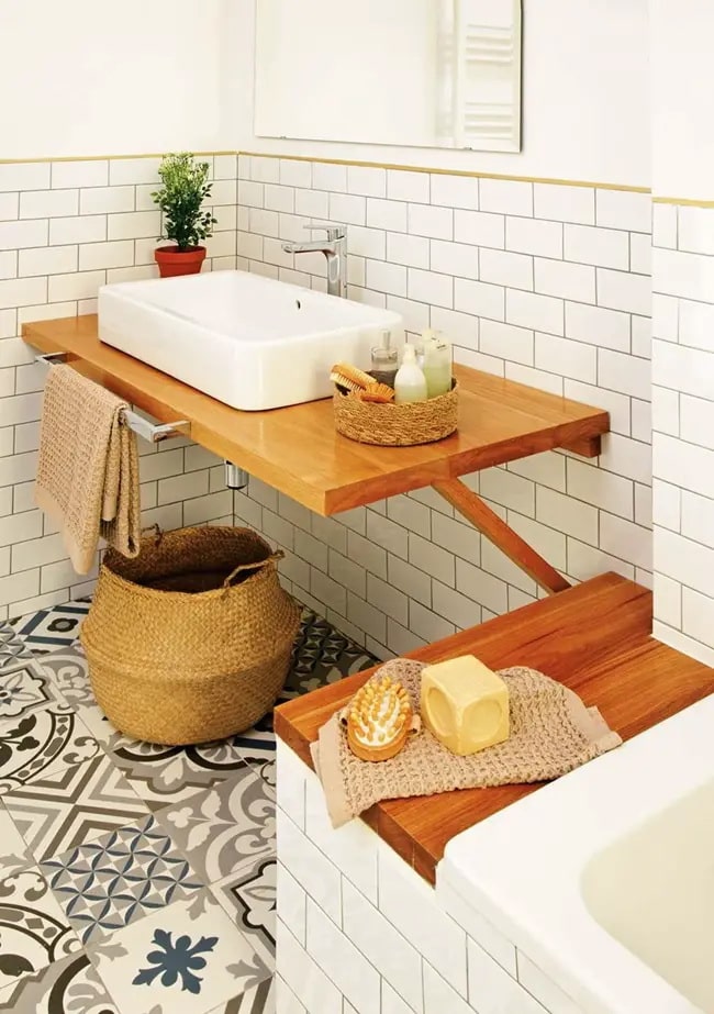 Lavabo sobre encimera