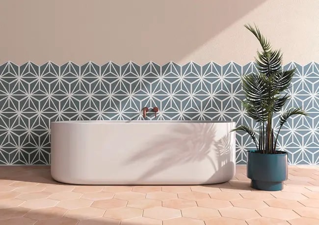 Bañera moderna exenta