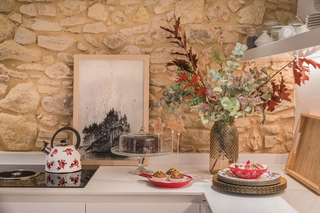 Detalles en rojo para la decoración navideña