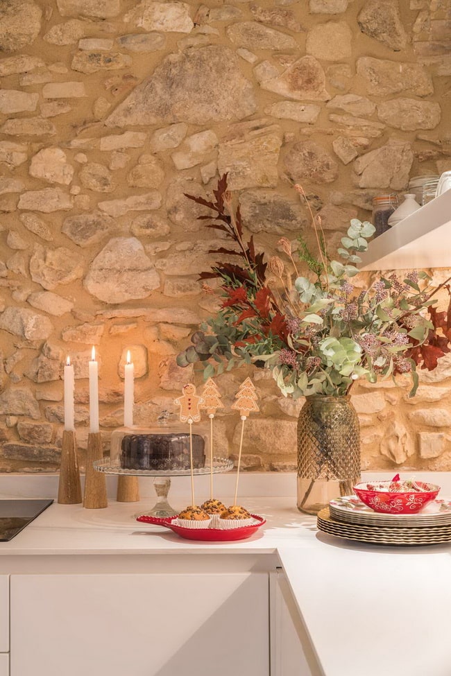 Decoración de Navidad estilo natural