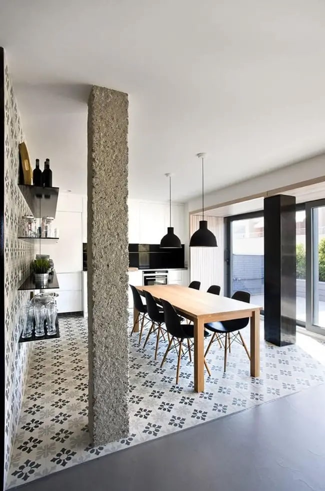 Ideas para decorar columnas Columnas de hormigón