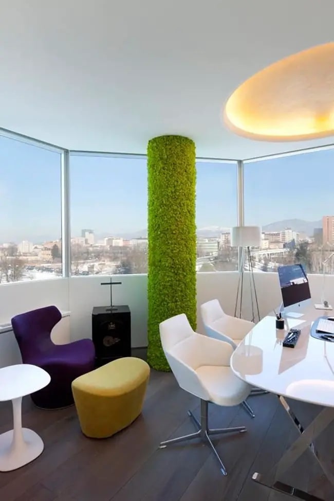 Ideas para decorar columnas Jardines verticales en columnas