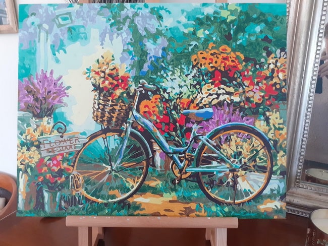 Obras de arte pintadas por números