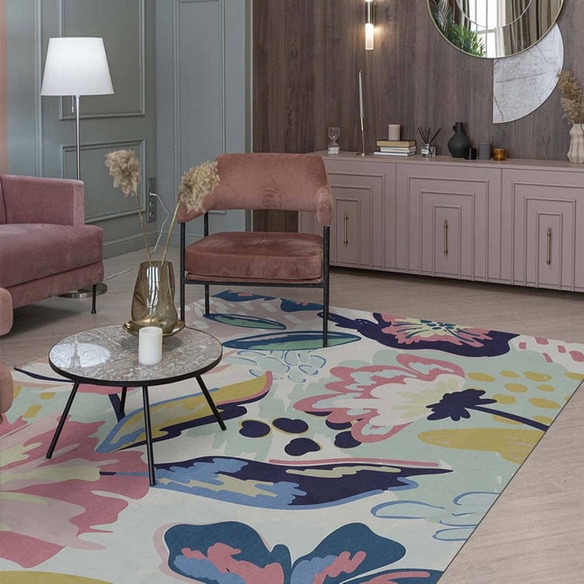 Alfombras vinílicas coloridas