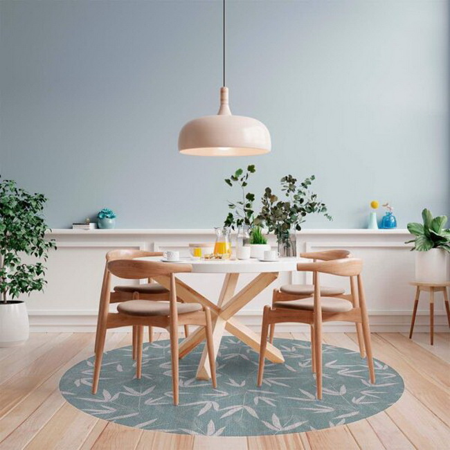 Alfombras vinílicas en comedores