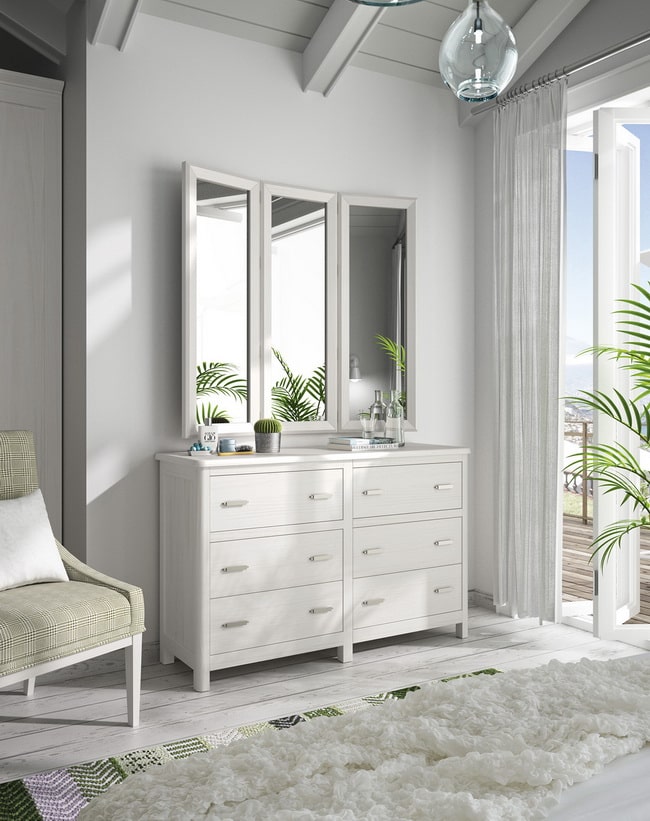 Qué poner encima de una cómoda de dormitorio