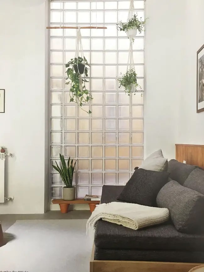 Tabiques translúcidos Tabiques de pavés