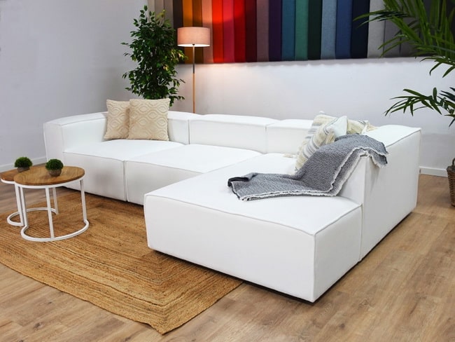 Sofás modulares Sofá modular blanco