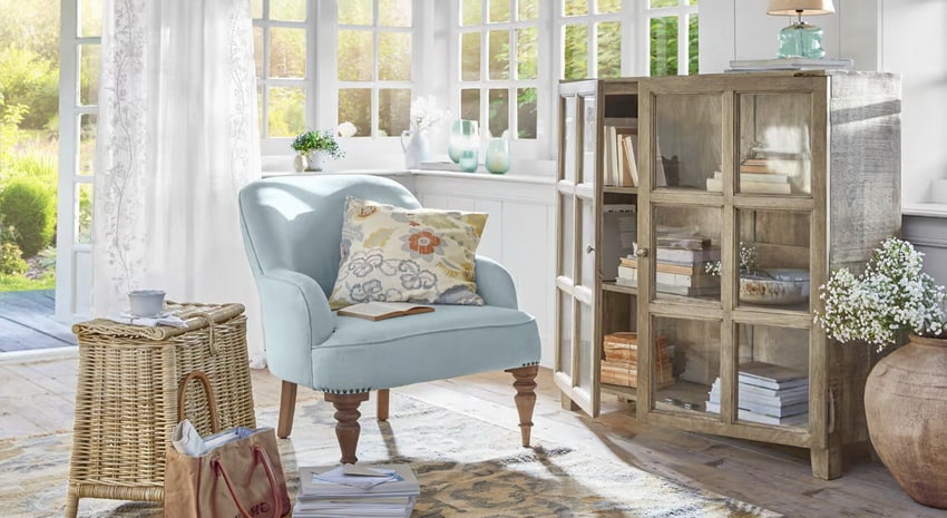 Decoración estilo rústico chic