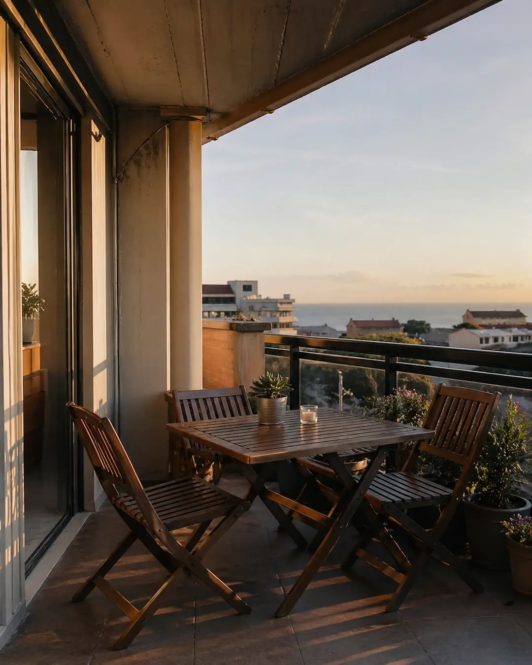 Apartamento de alquiler vacacional con balcón