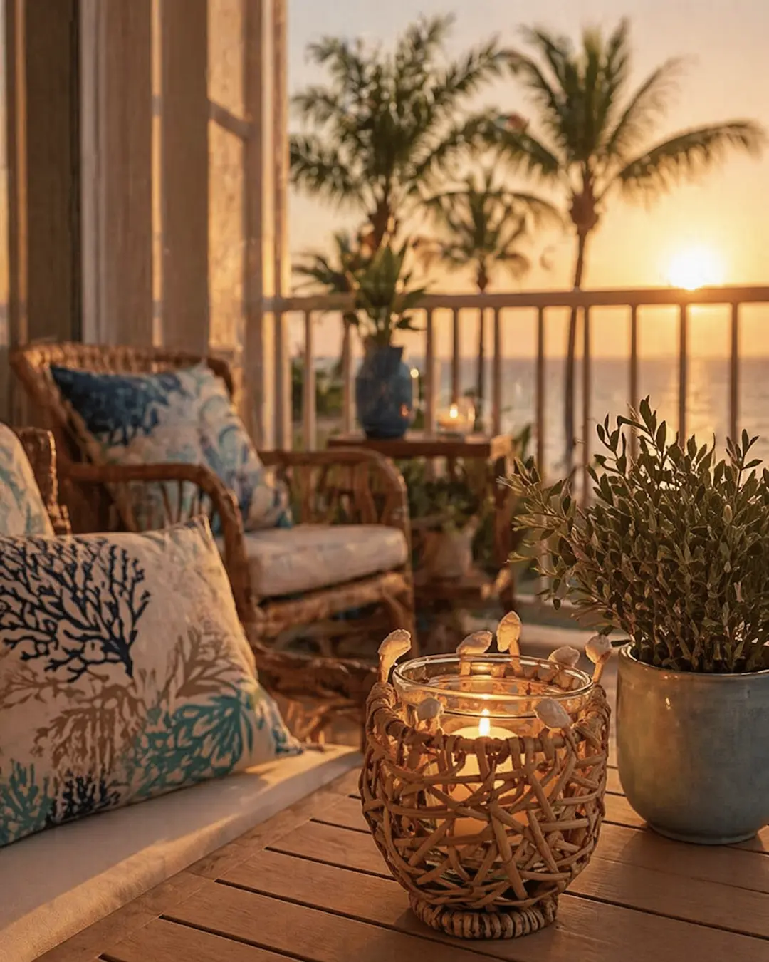 Decoración veraniega para terrazas y balcones