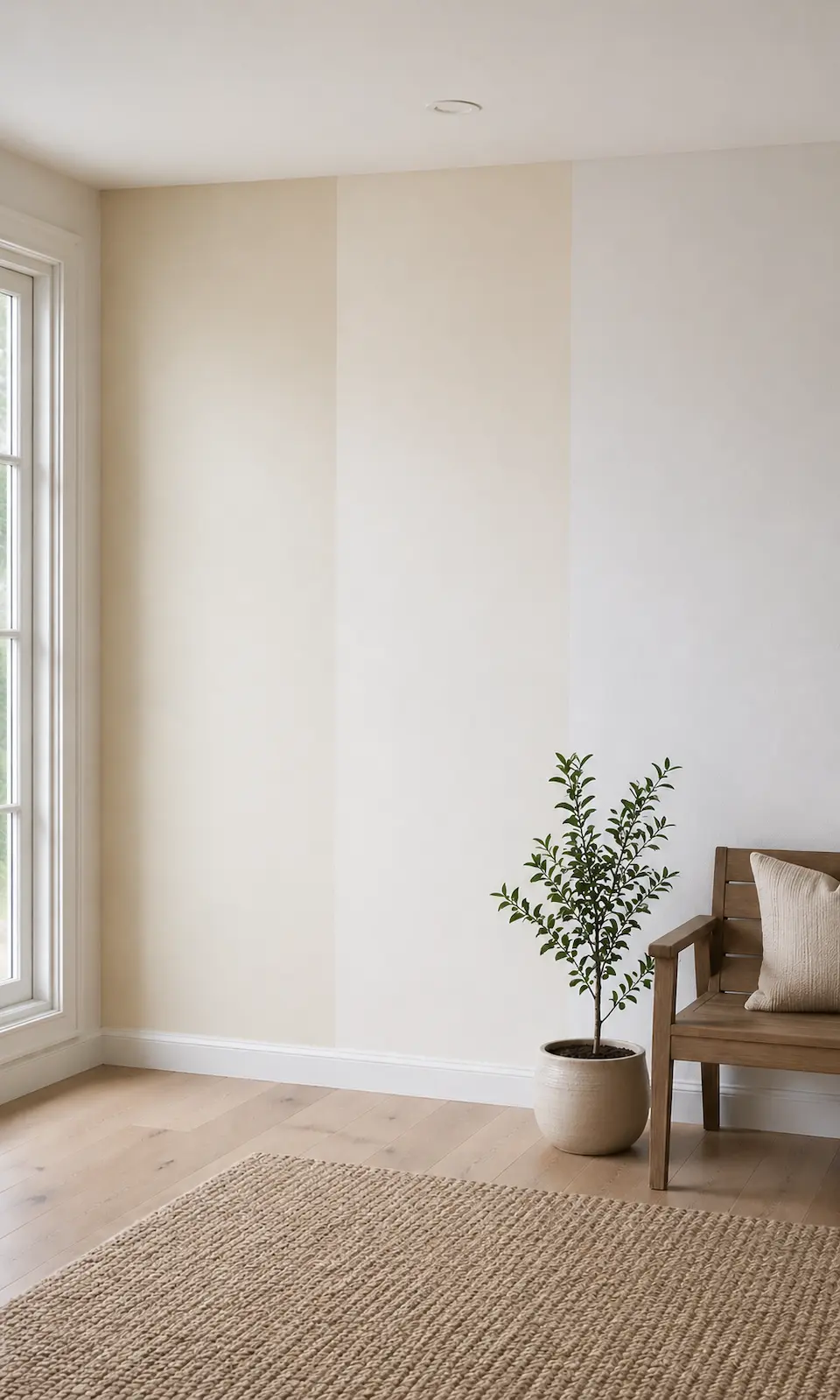 Diferentes tonalidades de blanco roto