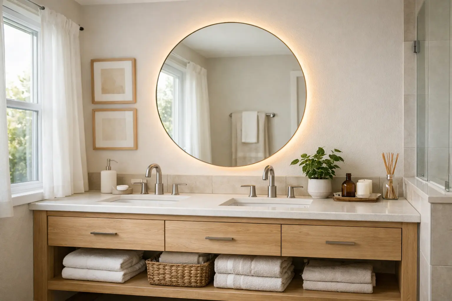 Cómo decorar un baño moderno