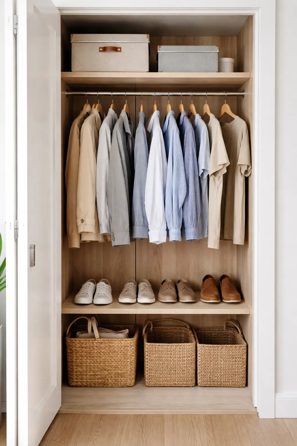 Cómo distribuir un armario pequeño