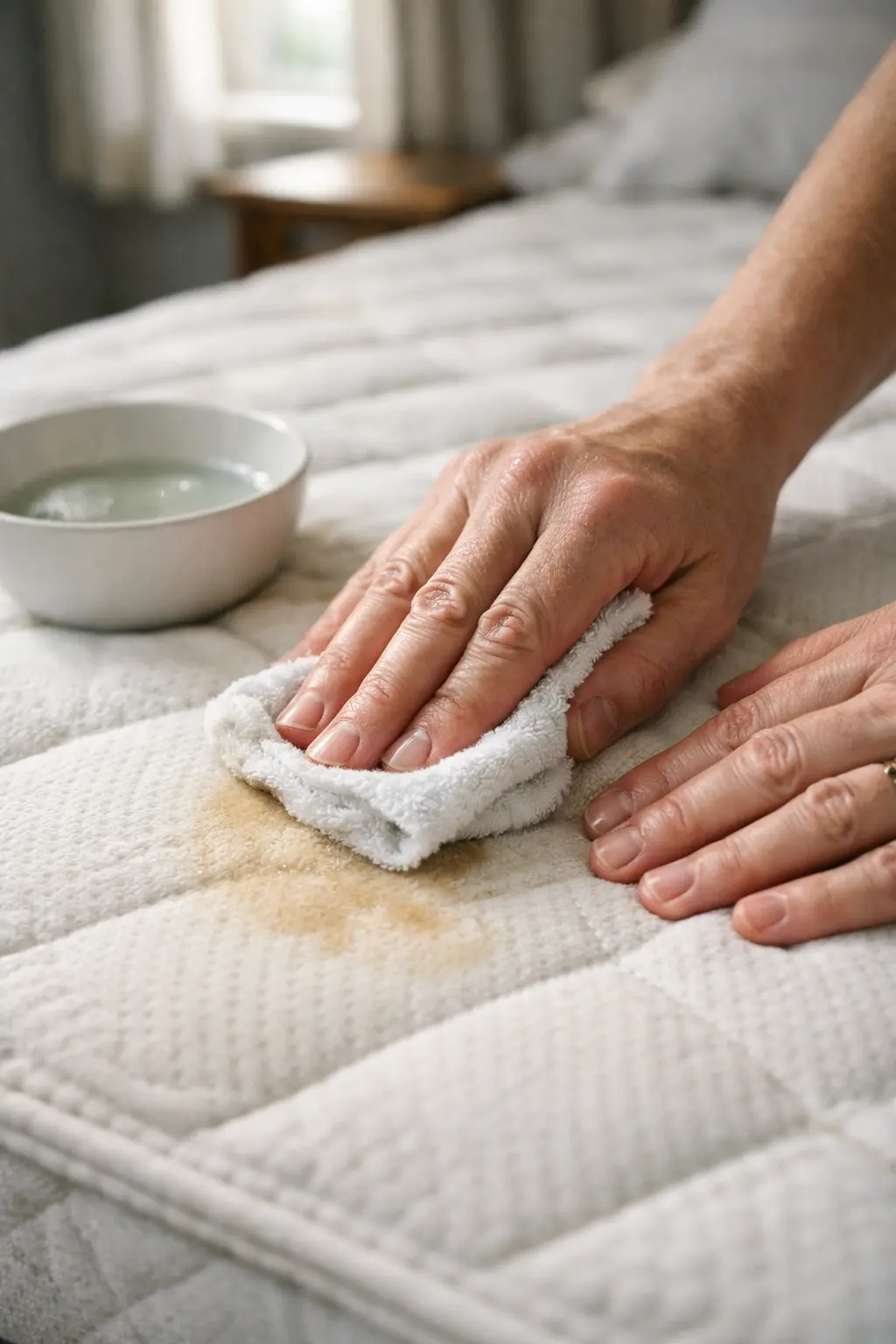 Cómo limpiar las manchas d eun colchón