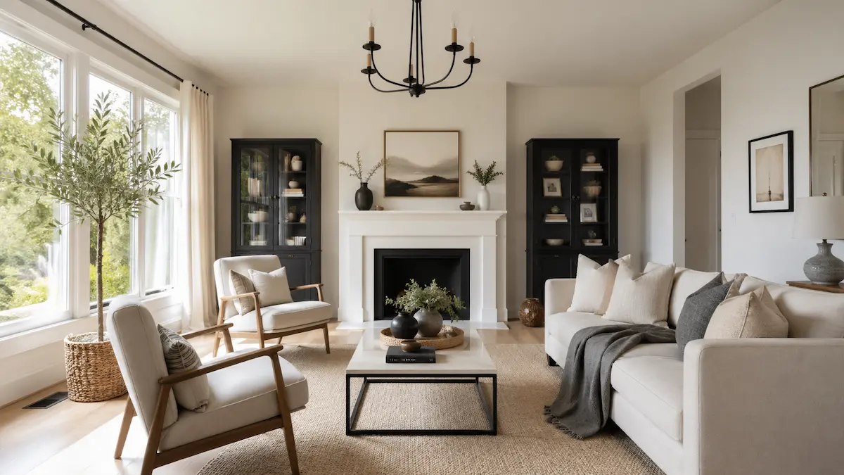 Paredes en blanco roto