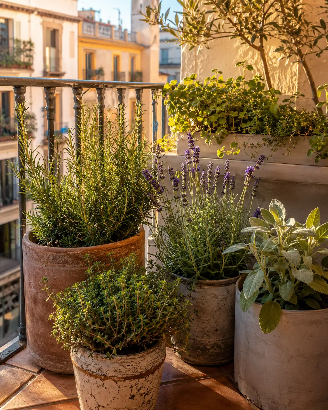 Plantas aromáticas para balcón
