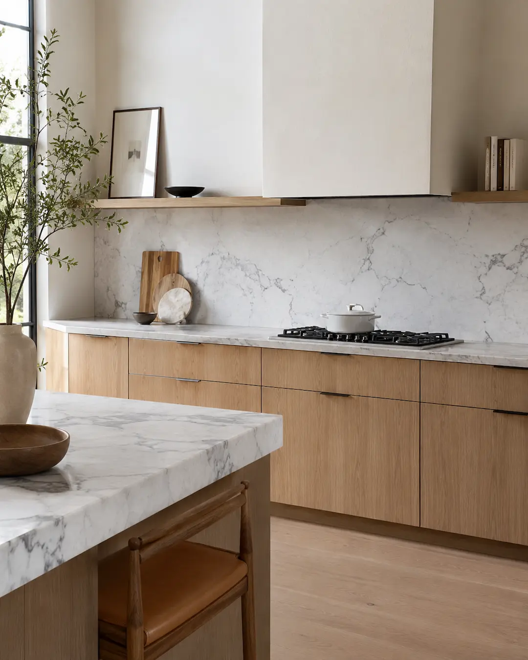 Mármol Carrara en la cocina