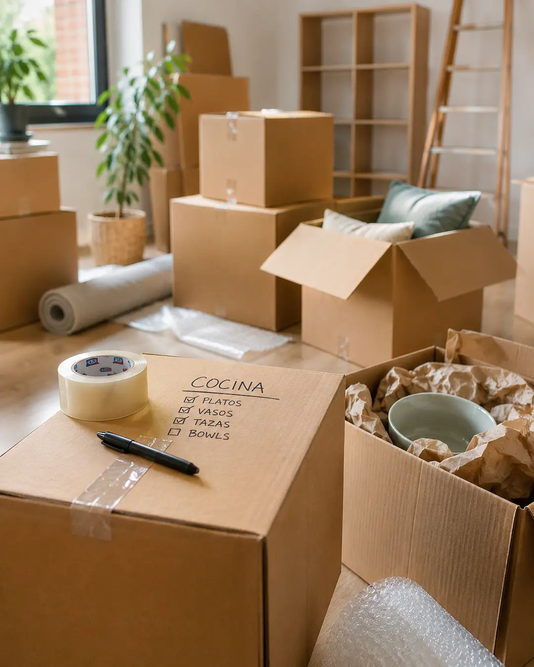 Cajas para mudanza