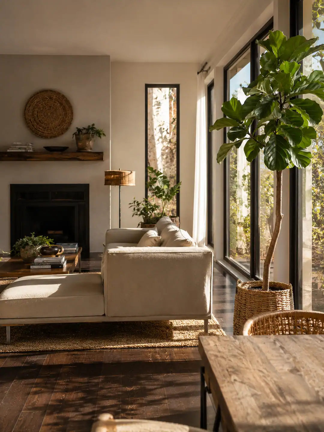 Plantas para decorar espacios con suelos oscuros
