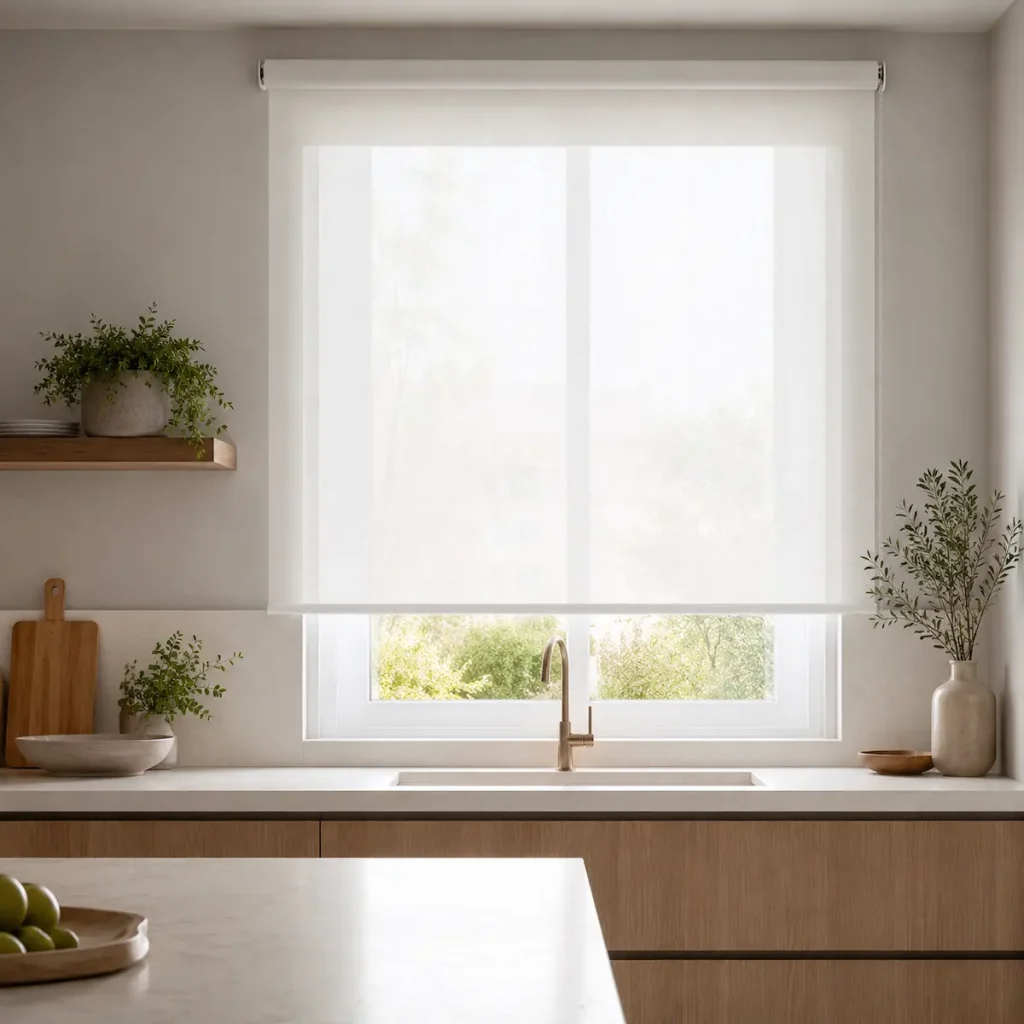 Cortinas para la cocina: comodidad y fácil mantenimiento