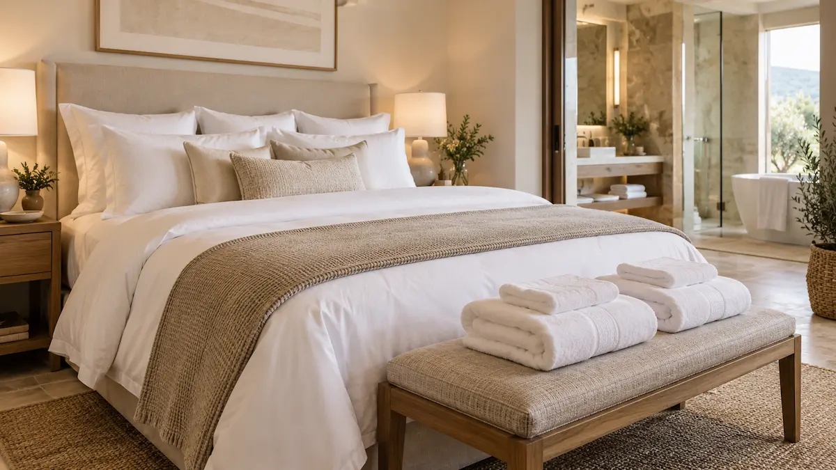 Textil de hotel: cómo elegir sábanas y toallas