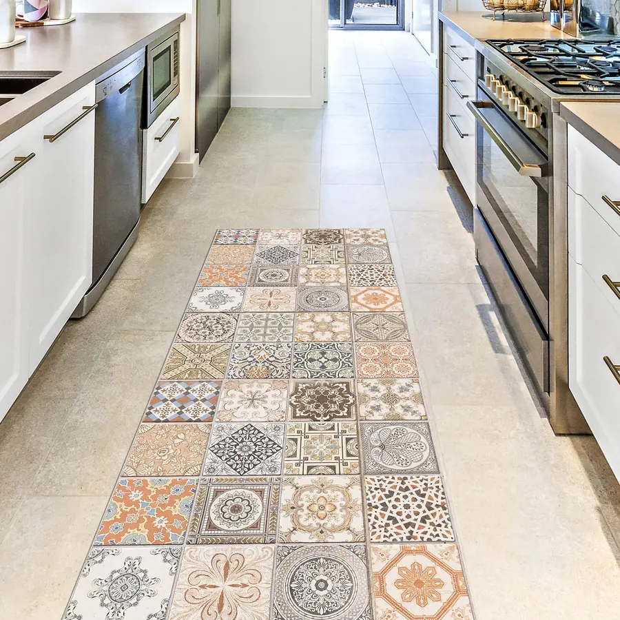 Tapete de cocina Azulejos Persas de 50 x 300 cm